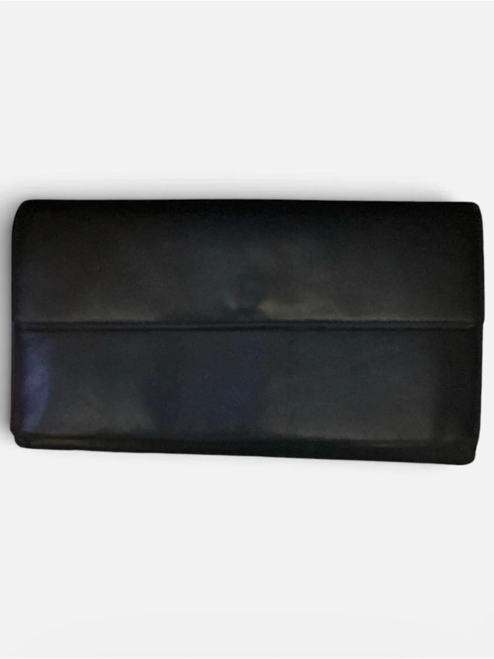 CHANEL French Purse 2004 Caviar Leather Coco Button Long Wallet